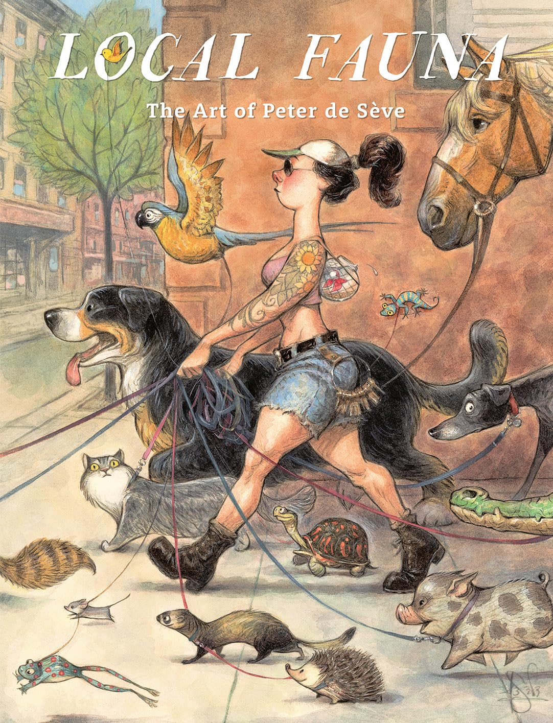 Bìa sách Local Fauna: Character designer Peter de Sève
